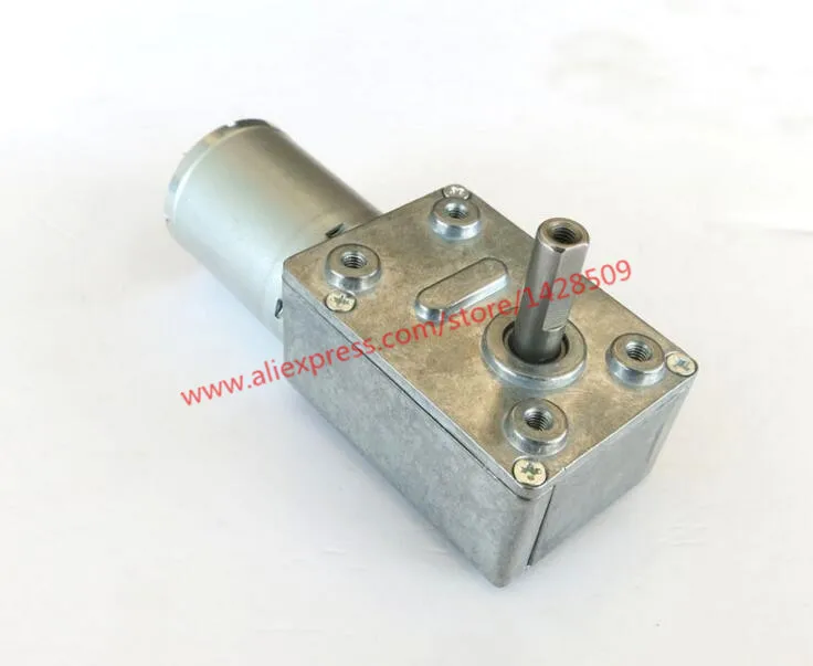 

12V 20 RPM Reversible Geared Motor High Torque Turbo Worm Reducer DC Motor 370