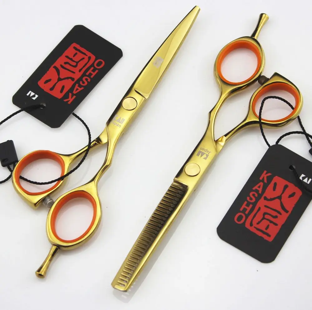 

KASHO Professional 5.5 Inch Hair Scissors Hairdressing Tool Barber Scissors Hair Cutting Shears Thinning Scissors