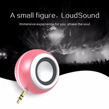 2 в 1 3,5 мм штекер светодиодный Диммируемый селфи светильник Точечный светильник красивый динамик(розовый) аксессуары звуковая коробка