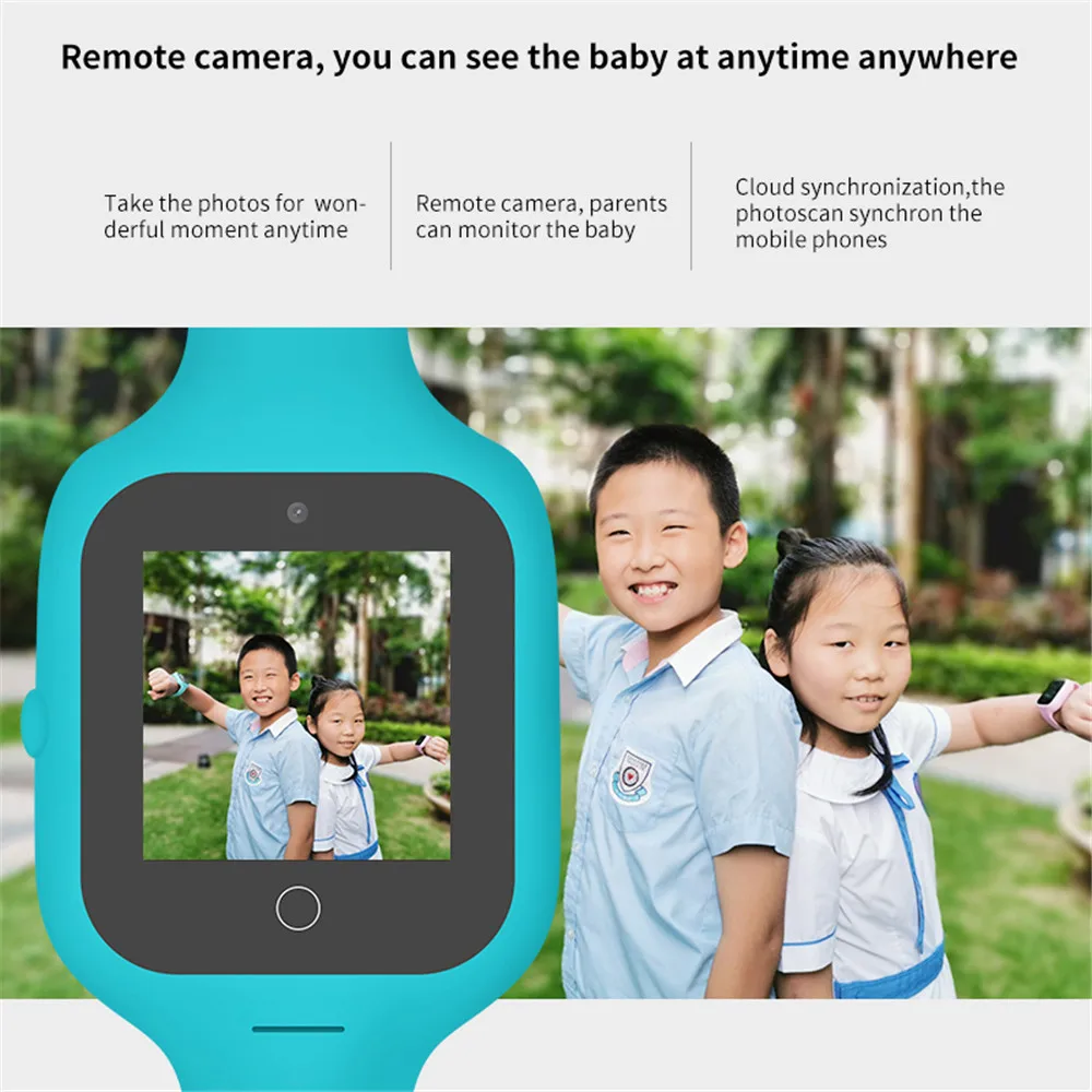 Смарт часы Interpad с защитой от потери детские GPS SOS двухсторонние телефонным