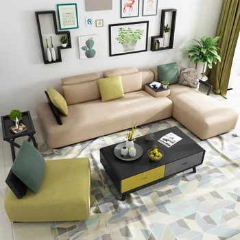 

CBMMART top sale fabric simple modern sofa set