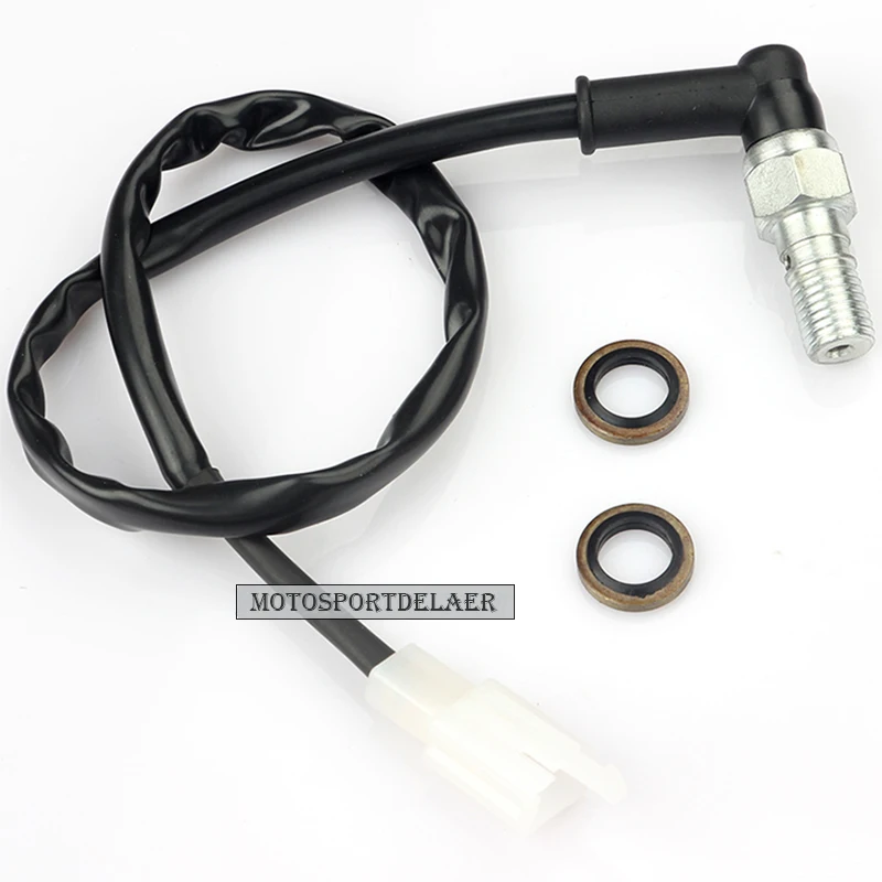 M10 x 1.25mm x 22mm Motorcycle Hydraulic Banjo Bolt Brake Pressure Light Switch
