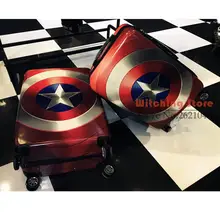 24 INCH 202428# United States captain shield Trolley Case universal wheel PC travel luggage men and women board chassis business