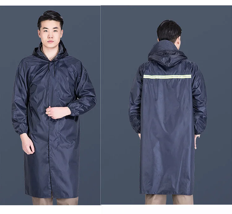 Men Raincoat Waterproof Hooded Rain Coat Construction Labor Work Clothing Fishing Motorcycle Bicycle Unisex Workwear  (9)