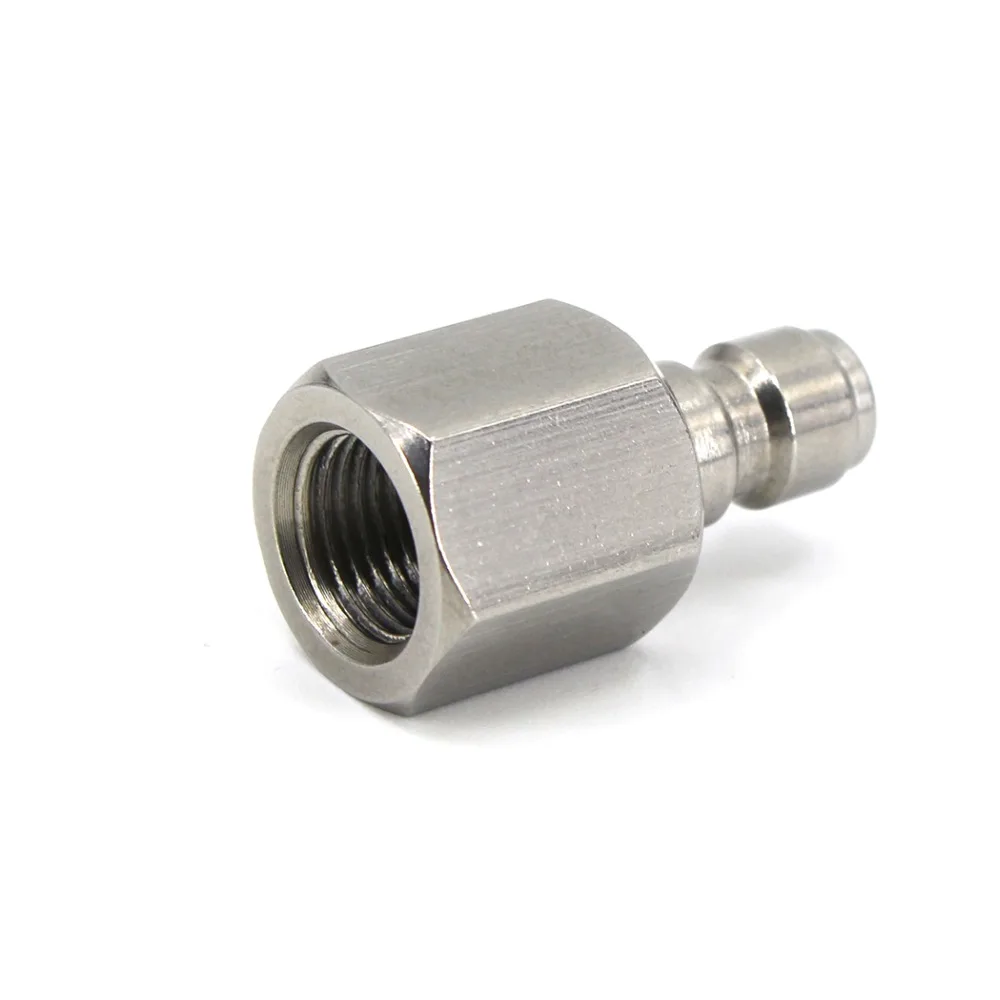 PCP ВВС Пейнтбольного ружья Quick гнездовой разъем 1/8BSPP 1/8NPT M10x1 Нержавеющая сталь