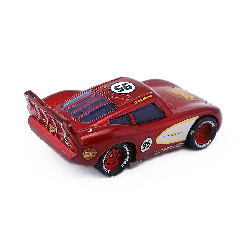 Disney Pixar Cars No.95 металлический литой автомобиль McQueen 1:55 свободный совершенно новый в