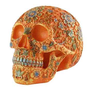 

Statues Africa Home Decor Skull For Decoration Resin Animal Human Flower Pattern Skull Skeleton Abstract Sculptures Carving