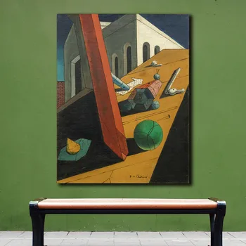 The Evil Genius of a King by Giorgio de Chirico Printed on Canvas 1
