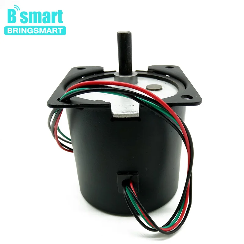 

Bringsmart 160kg.cm AC Synchronous Motor 220V High Torque Mini Gear Reduction Motor 40W Permanent Magnet Low Speed 70ktyz