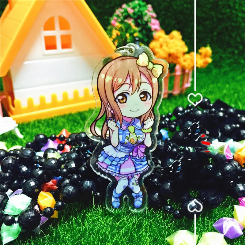 9 шт./компл. аниме брелок Love Live Aqours Sunshine Takami Chika Watanabe kulcstarto Keychian кольца Подвески llavero