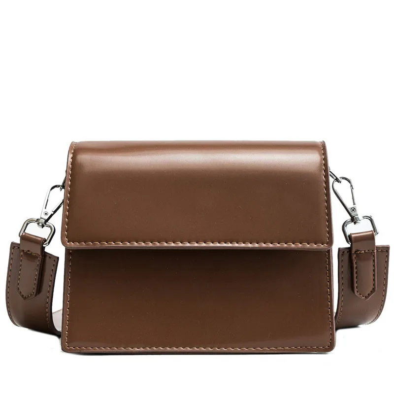 

Autumn and Winter New Style Women Flap Bag Fashion Retro Shoulder Messenger Bag Female Wide Shoulder Strap Casula Lock Organ Bag