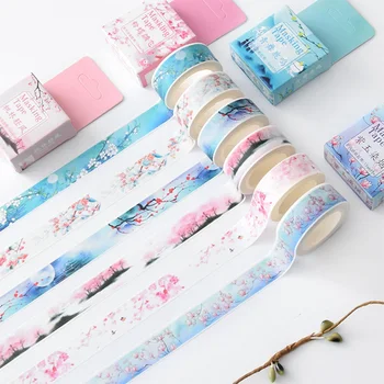 

Flower Falls And Blow Decorative Washi Tape DIY Scrapbooking Masking Tape School Office Supply Escolar Papelaria