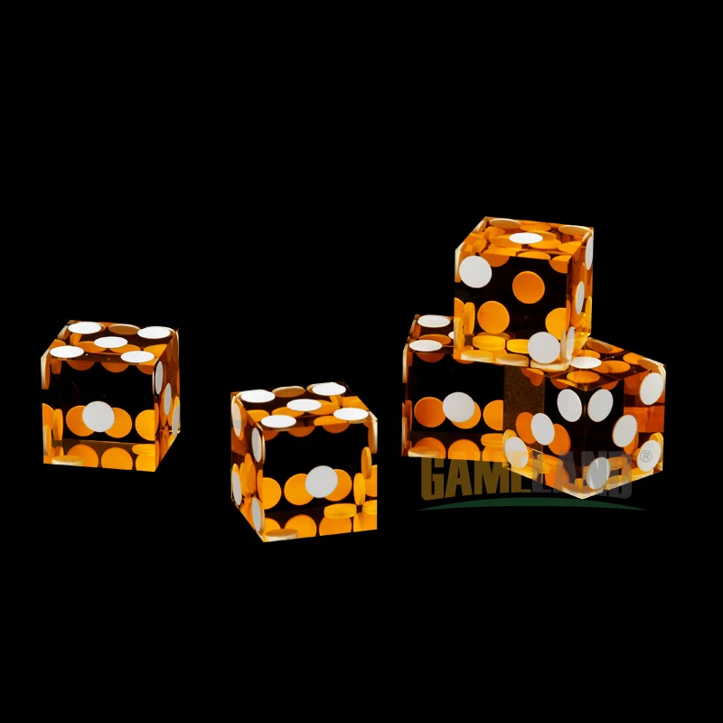 

5pcs 19mm High-grade Acrylic Dice Poker Screen Casino