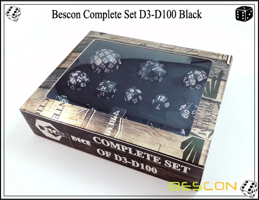 Bescon Complete Set D3-D100 Black-2