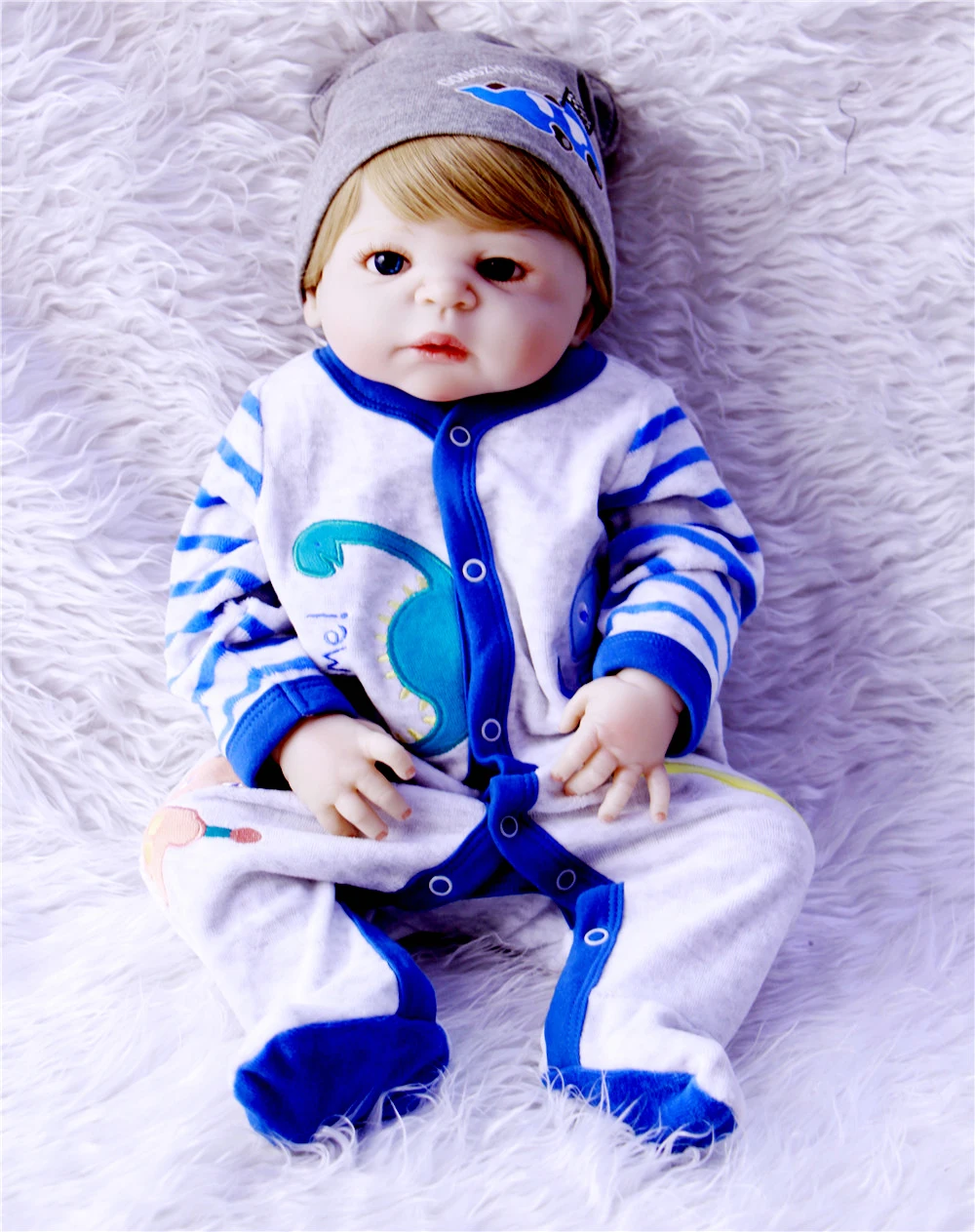NPK 23 &quotПолное Тело силикон Reborn Baby boy reborn куклы купаться играть дома lol