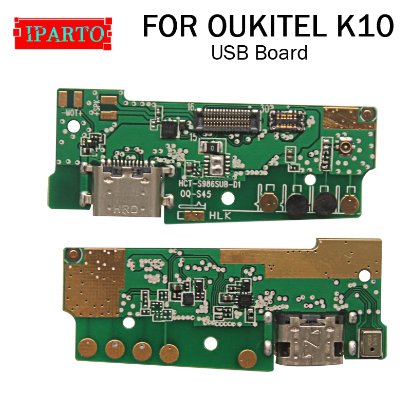 Usb плата OUKITEL K10 100% оригинал новинка usb разъем для зарядки Сменные аксессуары