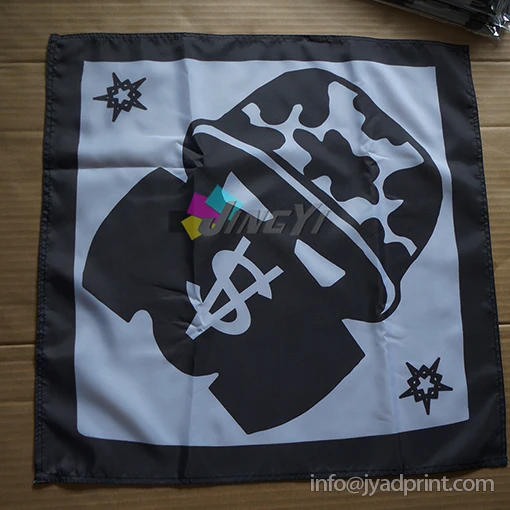 

Custom 55X55CM polyseter Bandanas/ Party / Company / Customized printing your logo (100pcs with free shipping)