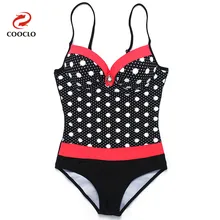 COOCLO, стиль, сдельный купальник, для женщин, пляжная одежда, мягкий, пуш-ап, с принтом, купальник, с вырезами, купальники, Vintate, монокини, женский