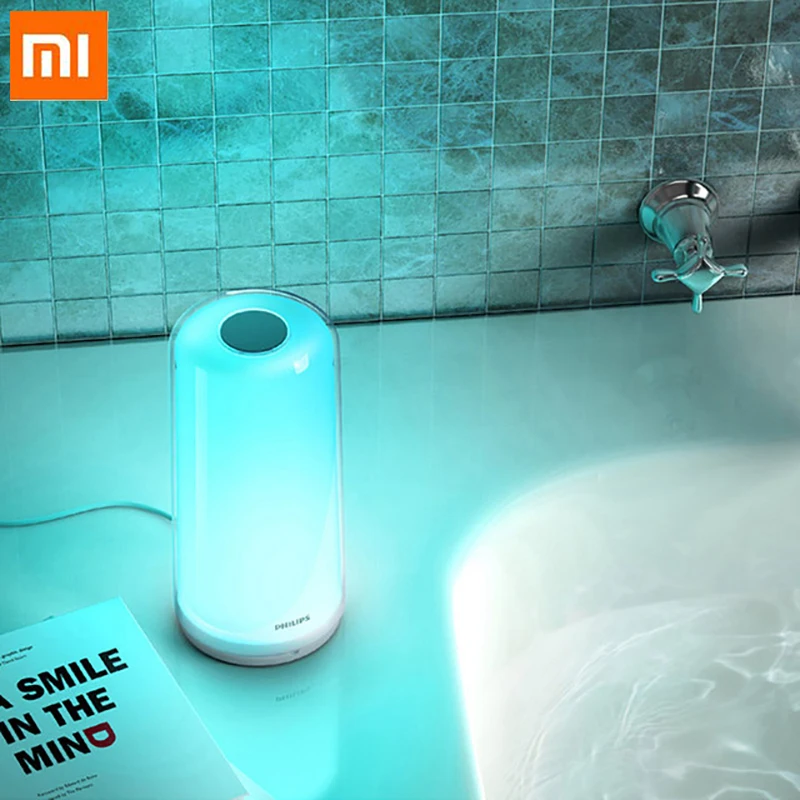 

Xiaomi Philips Customize Smart LED Bedside Lamp RGBW Dimmable Night Light Home Type-C WiFi Bluetooth Smart Mi Home APP Control