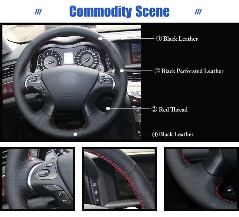for Nissan Murano steering wheel cover