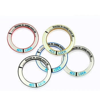 

For Highlander A Key Start Ring Luminous ignition Coil Key Ignition Ring Decoration Stickers 5 Colors Optional