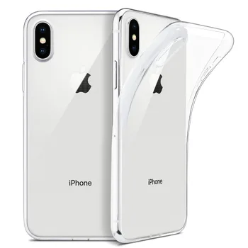 

Clear Phone Case For iPhone 7 XR Case Silicone Soft Back Cover For iPhone XS Max X 8 7 6 6s Plus 5 5S SE Transparent Case