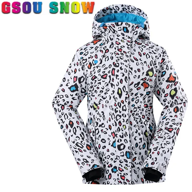 Gsou Snow 2017 Ski Jacket Women Waterproof 10000 Breathable 10000