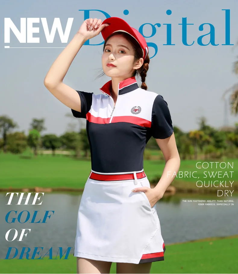 Hot sale! PGM Women Golf Skirt Girl's Golf Clothing Solid Female