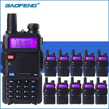 10 шт./лот Baofeng UV-5R УКВ рации UV5R Handheld двухстороннее радиолюбителей УФ 5R Портативный рации приемопередатчик