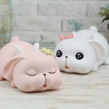 

Cartoon Resin Piggy Bank Home Decoration Children's Toy Money Box Cartoon Pig Shape Birthday Gift Coin Storage Box