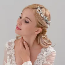 TRiXY H02 Быстрая Удивительные Свадебные аксессуары с цветком и жемчугом из бисера Свадебные аксессуары для свадьбы и вечеринки