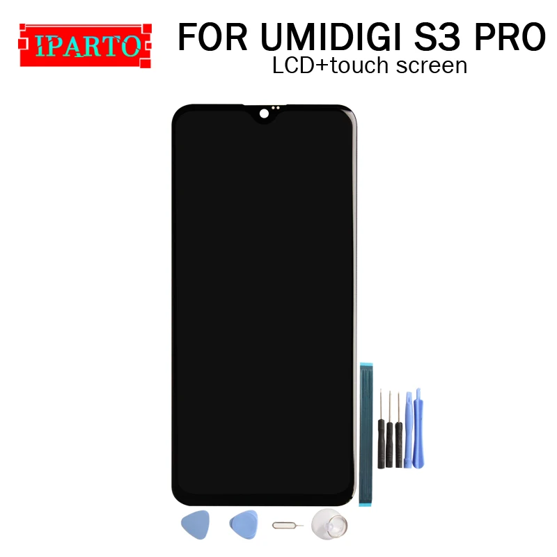 

6.3 inch UMIDIGI S3 PRO LCD Display+Touch Screen Digitizer Assembly 100% Original New LCD+Touch Digitizer for S3 PRO+Tools