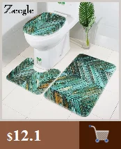 Zeegle 3 шт. коврики для туалета Ванная комната Ковер Набор абсорбент Ванная комната коврики для туалета Коврик Противоскользящий коврик для