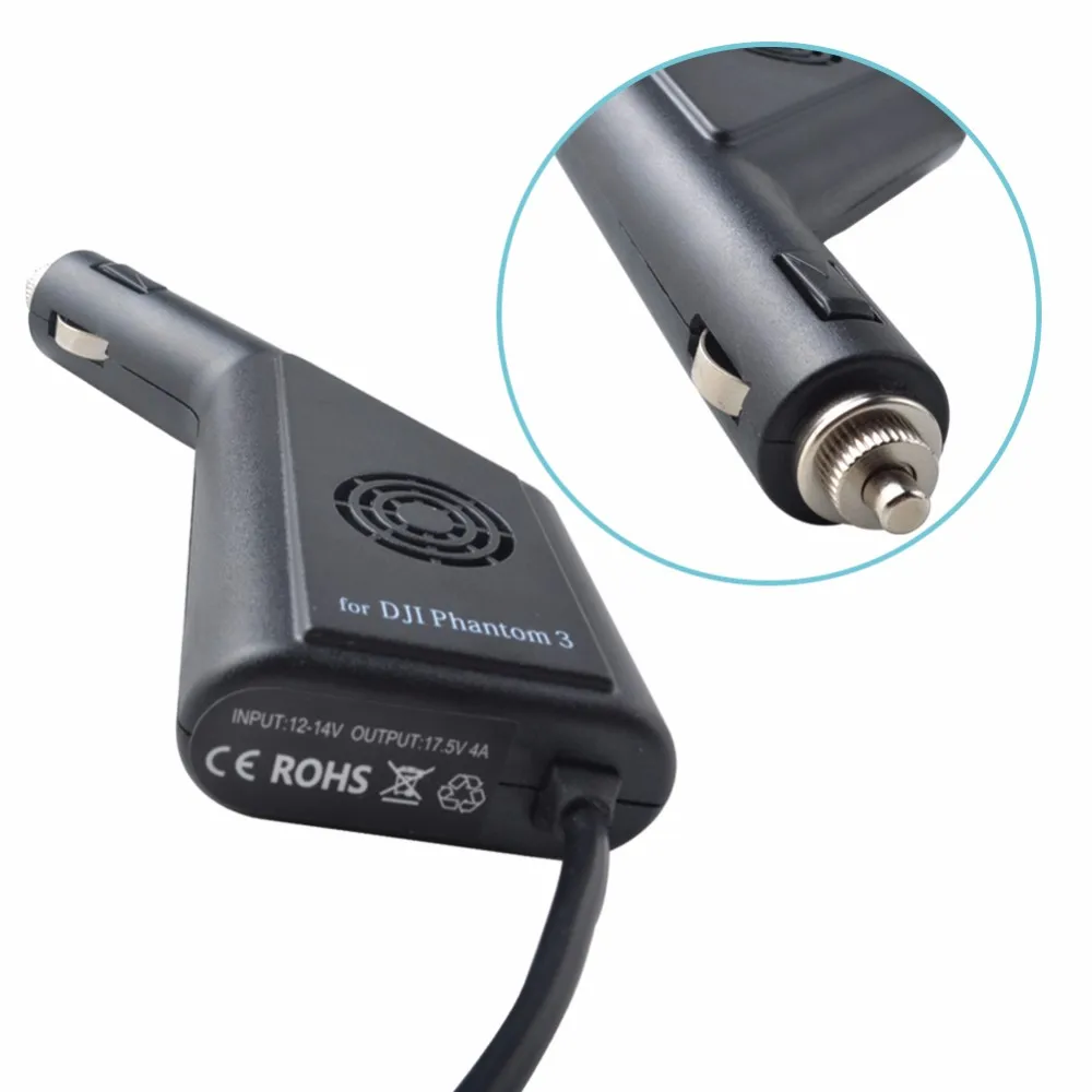 Phantom 3 Car Charger Battery Charger 17.5V 4A 70W Output Battery Accessory For Dji Phantom 3 Advanced Professional