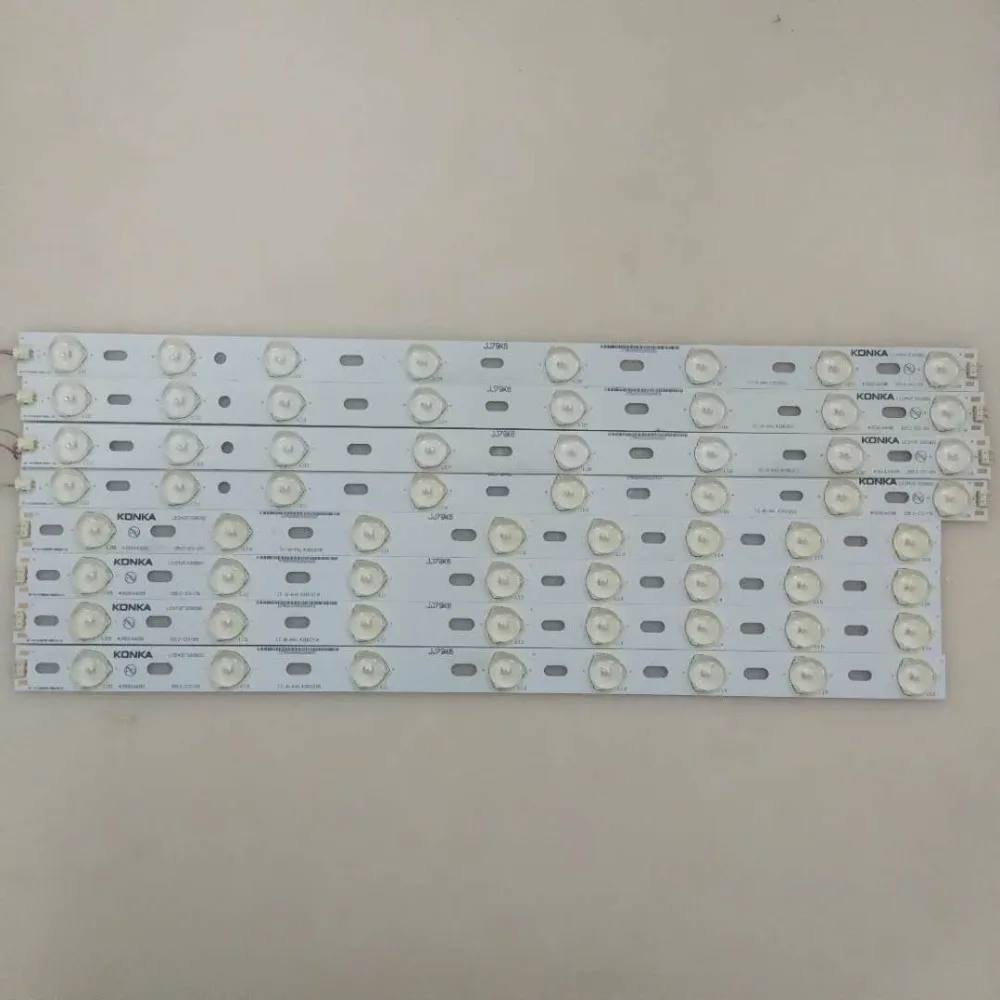 8Pieces/set 42inch LED Backlight lamp Strips LED42F3300DC 35016698 35016699 for 42'' TV Kon ka 8-LEDs | Электроника