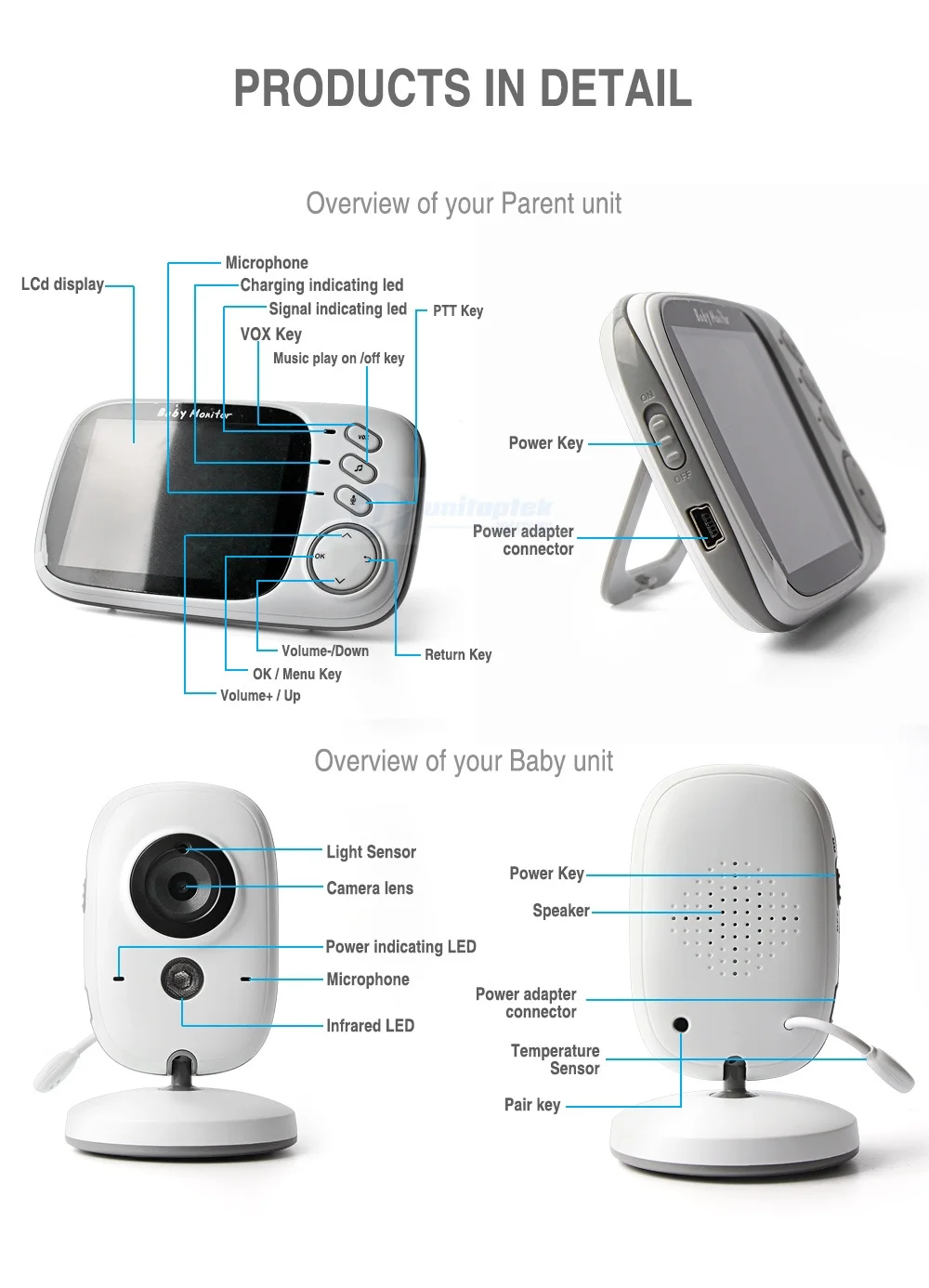 10 two way audio baby monitor