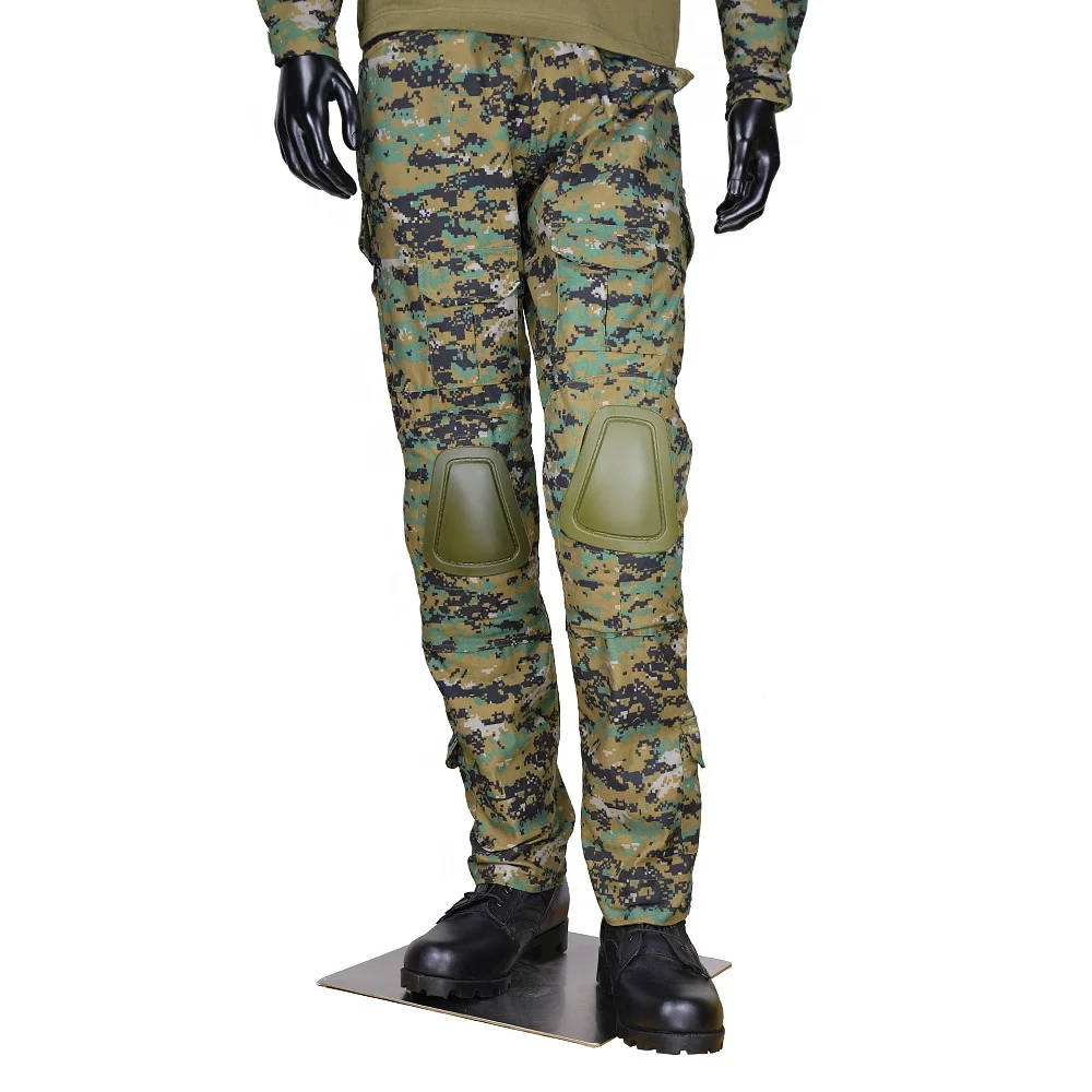 CQC Тактический Airsoft Армия Combat Uniform BDU рубашки и брюки набор Gen2 камуфляж Открытый Пейнтбол Охота Digi-Лесной