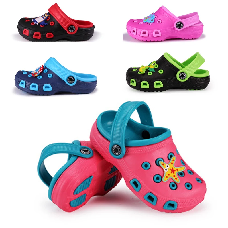 

Children's Sandals 2019 Summer Cartoon Children's Shoes Fashion Boy Girl Beach Slippers EVA Wear-resistant Breathable Non-slip