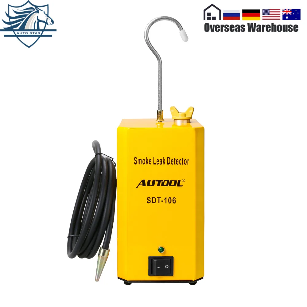 Автомобильный детектор утечки дыма AUTOOL SDT106 EVAP проверка автомобильный тестер
