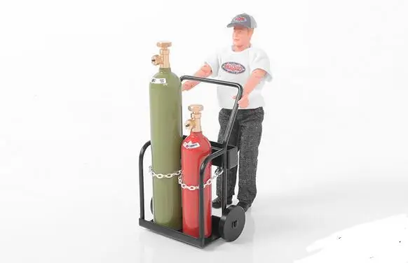 Garage Series 1 10 Dual Tank Welders Cart 1 14 Rc Tamiya Trailer Tractor Hobby R470 R6 R730 Rc Man Benz Cross Leisu 8x8 Parts Accessories Aliexpress