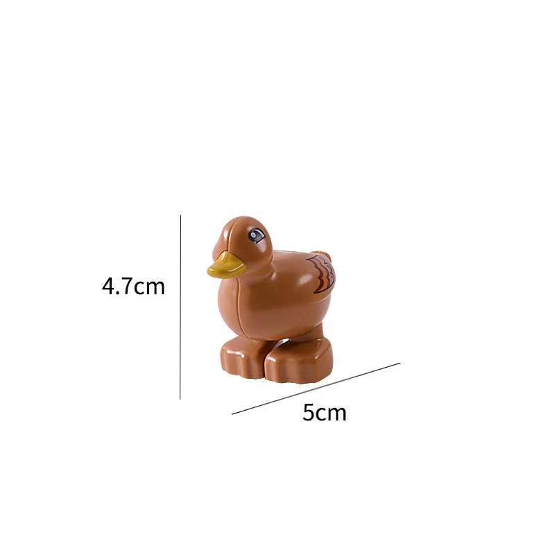 Классическая модель животных, фигурки, блоки, большой размер, строительный блок, слон, обезьяна, развивающие игрушки для детей, Brinquedos, подарок - Цвет: DZ-CLC-49