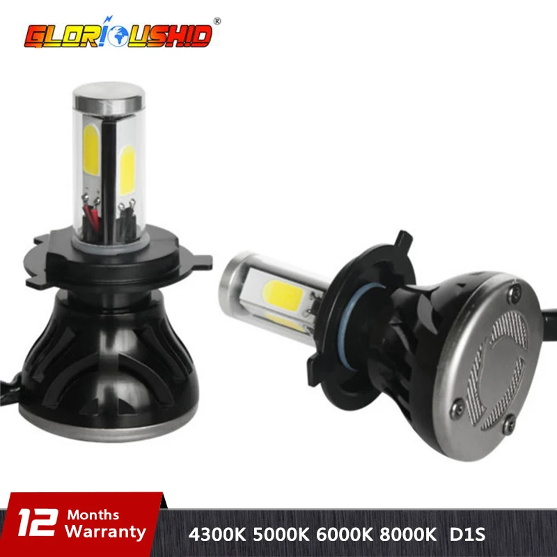 

80W 8000LM Car Light H7 Led H4 H11 9005 9006 LED Headlight Automobile Headlamp Bulbs Fog Lamp Kit 6000K