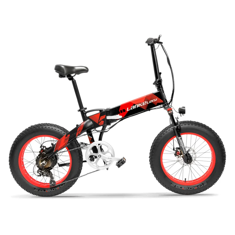 20 дюймовый Электрический велосипед fat e bike snow 48V500W складной горный скрытая