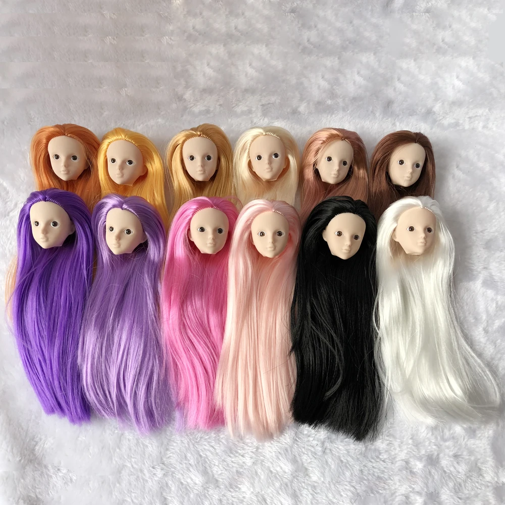 dolls head hair and makeup