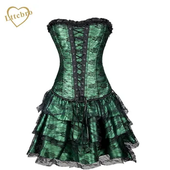 

Hot Beautiful Lace up Corset Dress