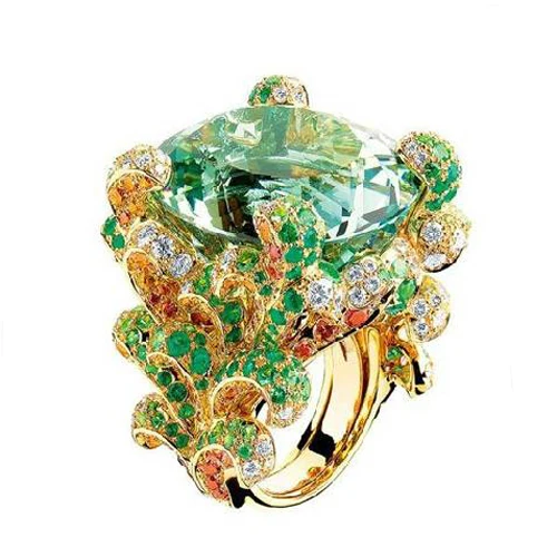 Anillos Qi Xuan_Jewelry_Luxury Woman Brand Rings_New Fashion Cocktail Ring _ S925 Solid Silver Rings_Factory прямые продажи|cocktail
