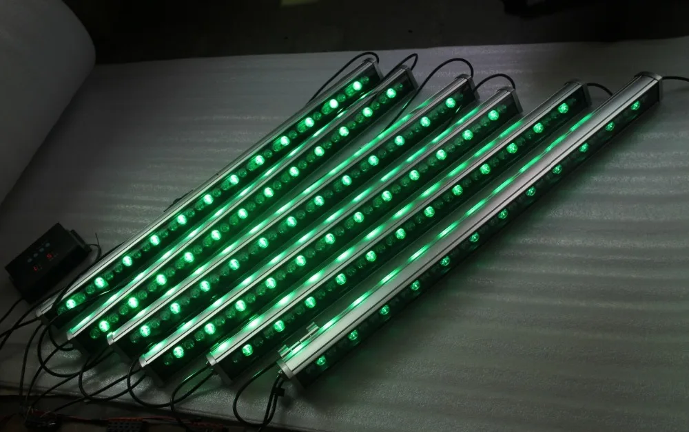 Высокая мощность 36 Вт DMX512/0-10 В затемнения RGB светодиодный светильник прожектора стены водонепроницаемый IP65 открытый ландшафтный светильник ing