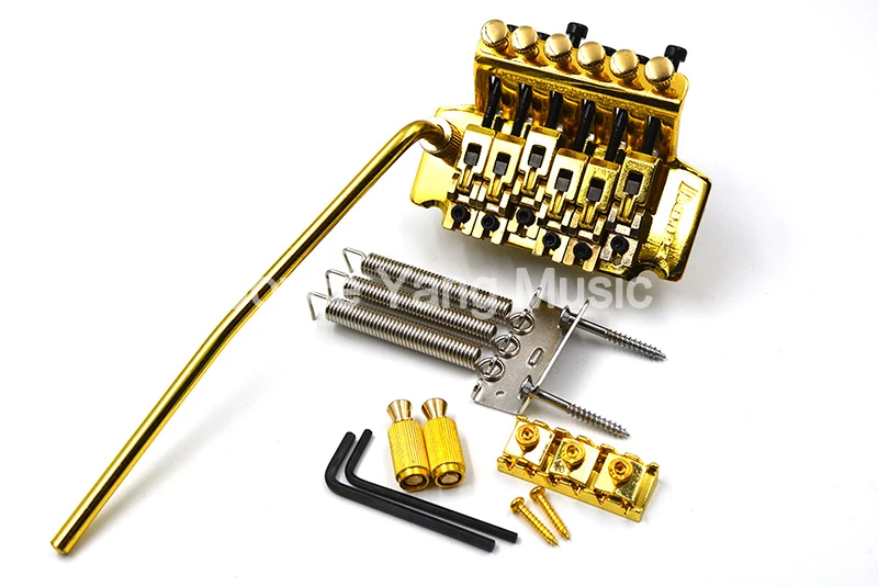 

Chrome/Black/Gold IB Floyd Rose Lic Electric Guitar Tremolo Bridge Double Locking Assembly System Free Shipping Wholesales