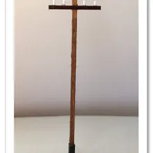 5 шт. 1/87 Хо весы силовой Полюс Моделирование Модель поезда станция железнодорожная шоу платформа, игрушка сцены украшения Аксессуары