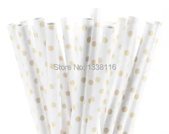 

Free Shipping 100pcs Ivory Mini Dot Paper Drinking Straws,Party Supplies Paper Drinking Straws wholesale online